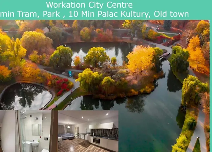 Workation, Centre, 4-5 Persons 3-4 Nights Best Offer, Nature Park Metro 1Min , 15 Min Palac Kultury, Balcony, Quiet, Easy Parking Chroniony